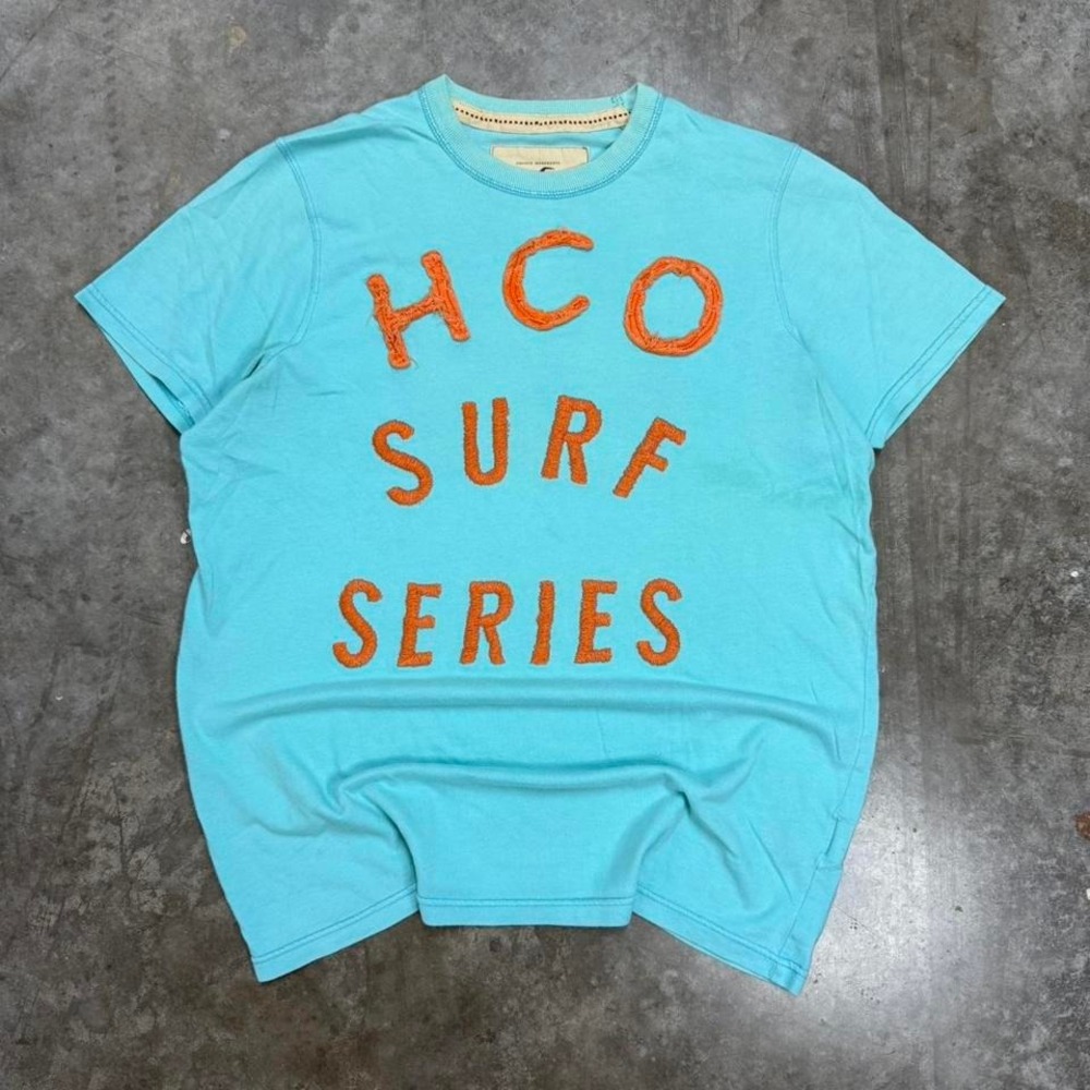 Y2K Hollister Co. Surf Series Embroidered Tee Size L